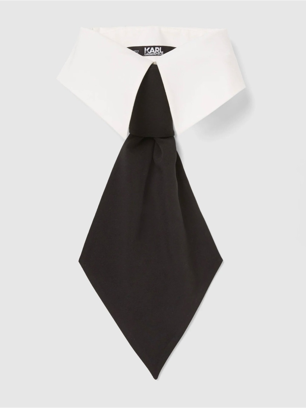 Karl Lagerfeld Black & White Collar and Tie S/M NWT